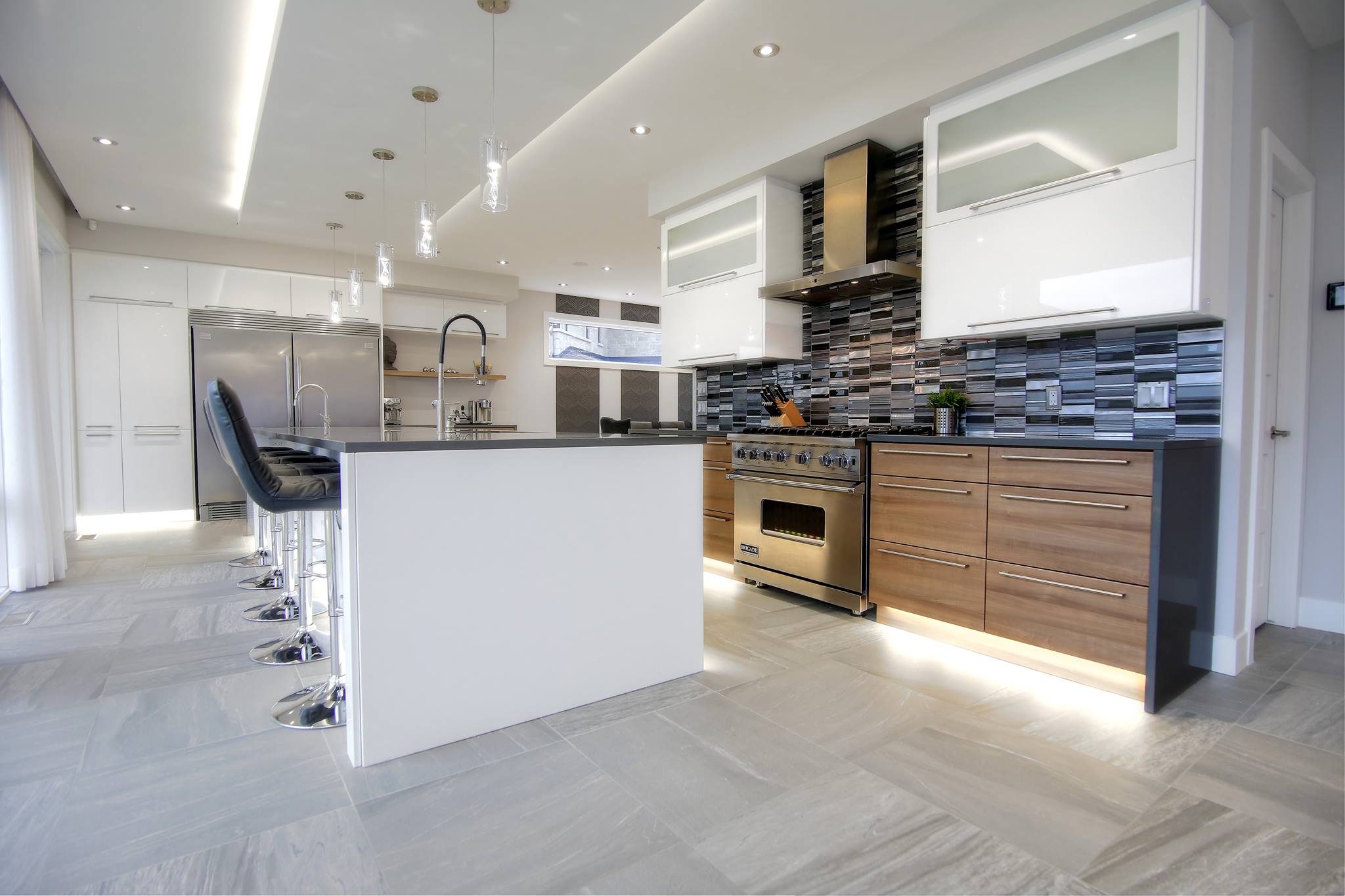 lumières LED de plancher