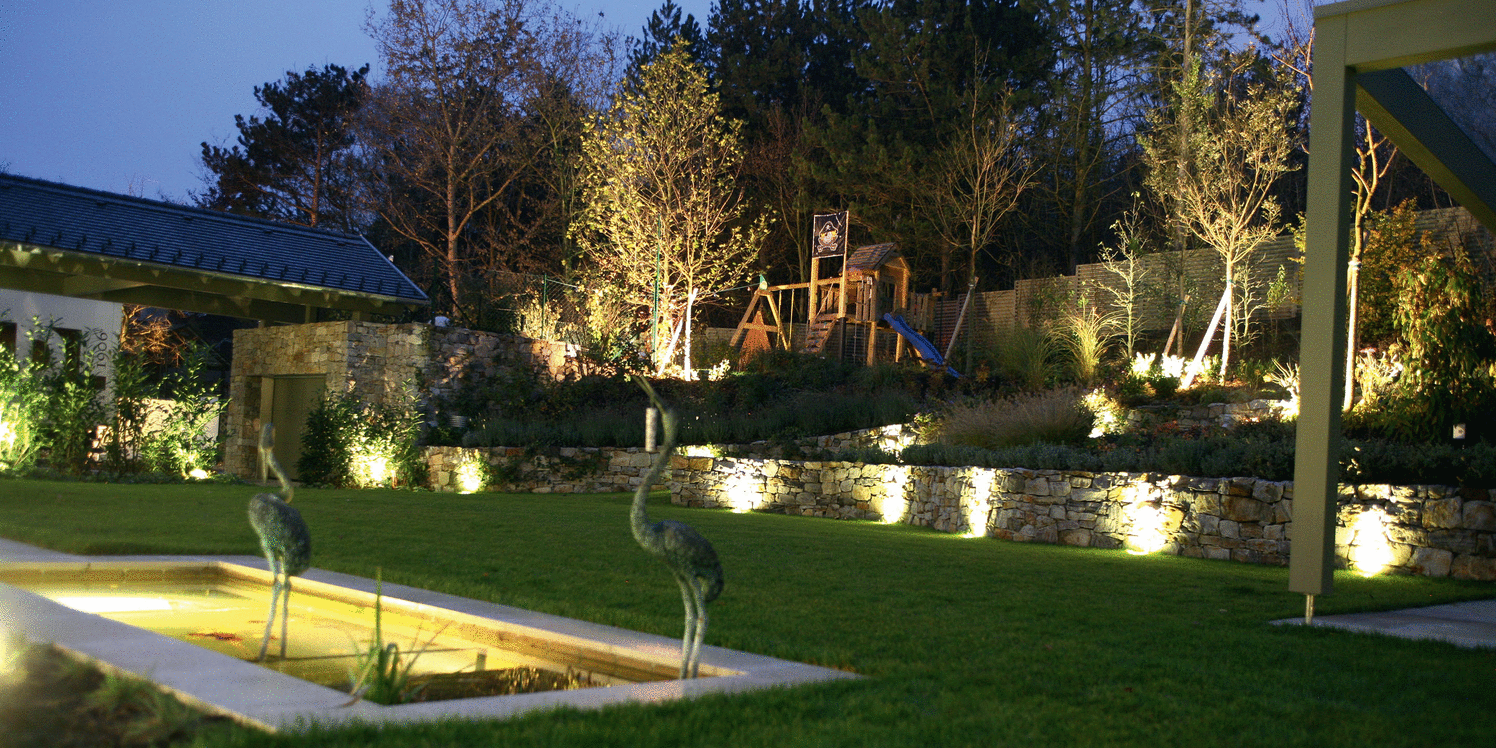 lumières LED de jardin