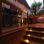 lumières LED de terrasse