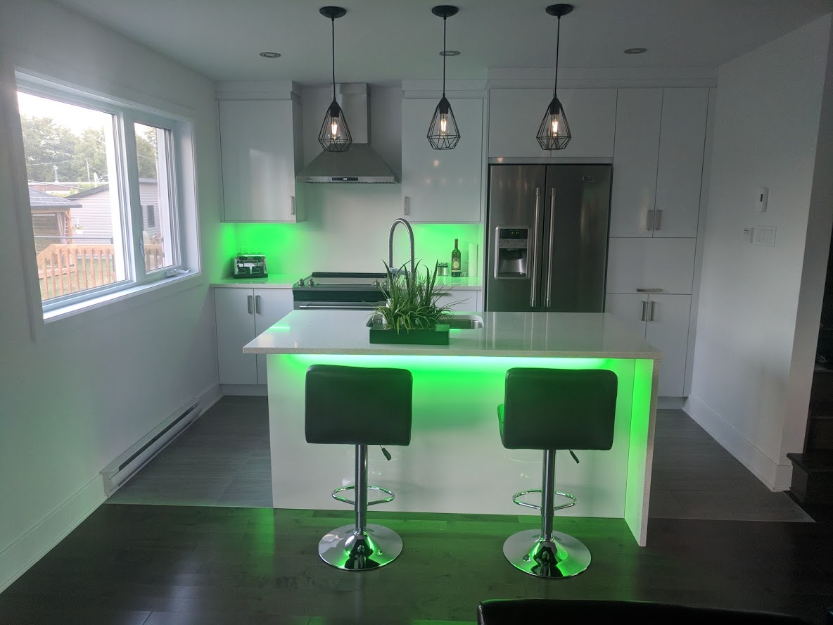 lumières LED de cuisine