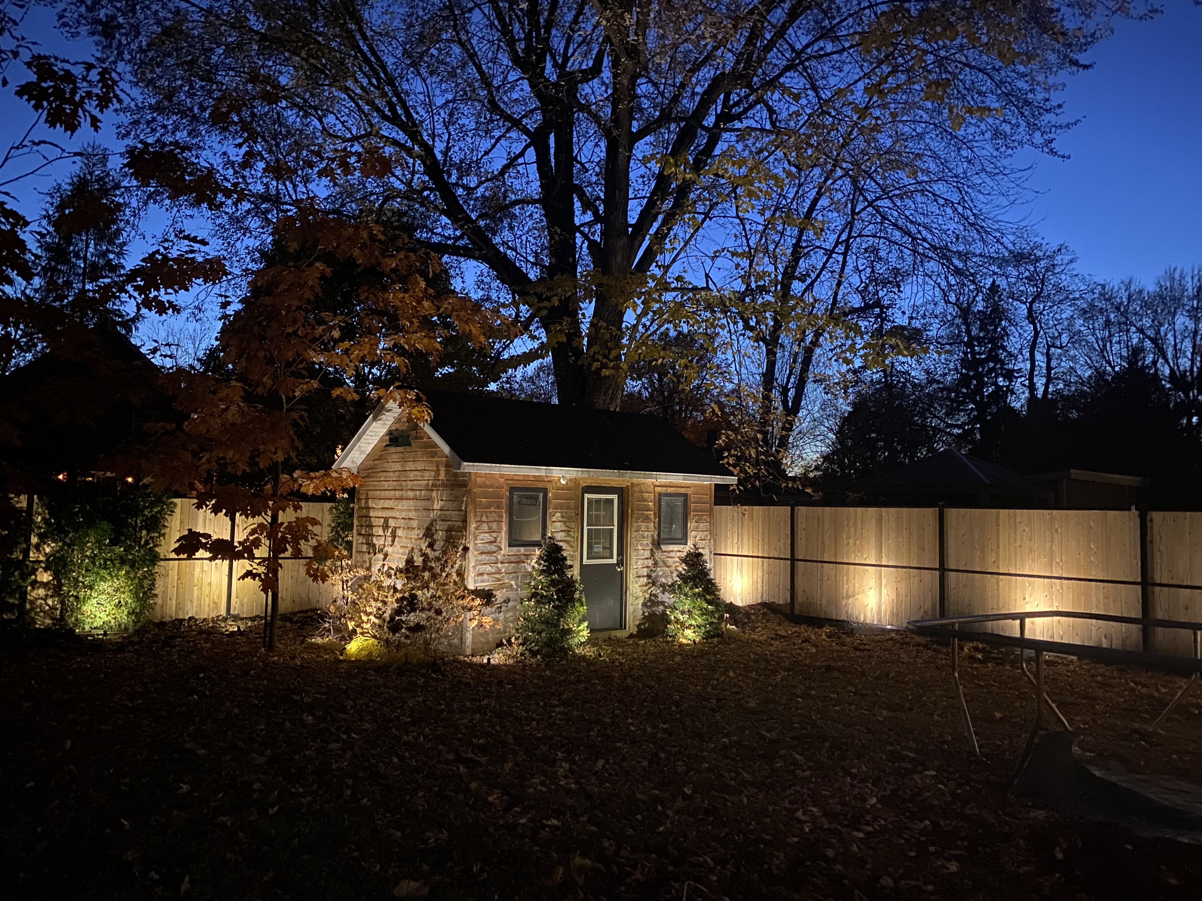 lumières LED de jardin