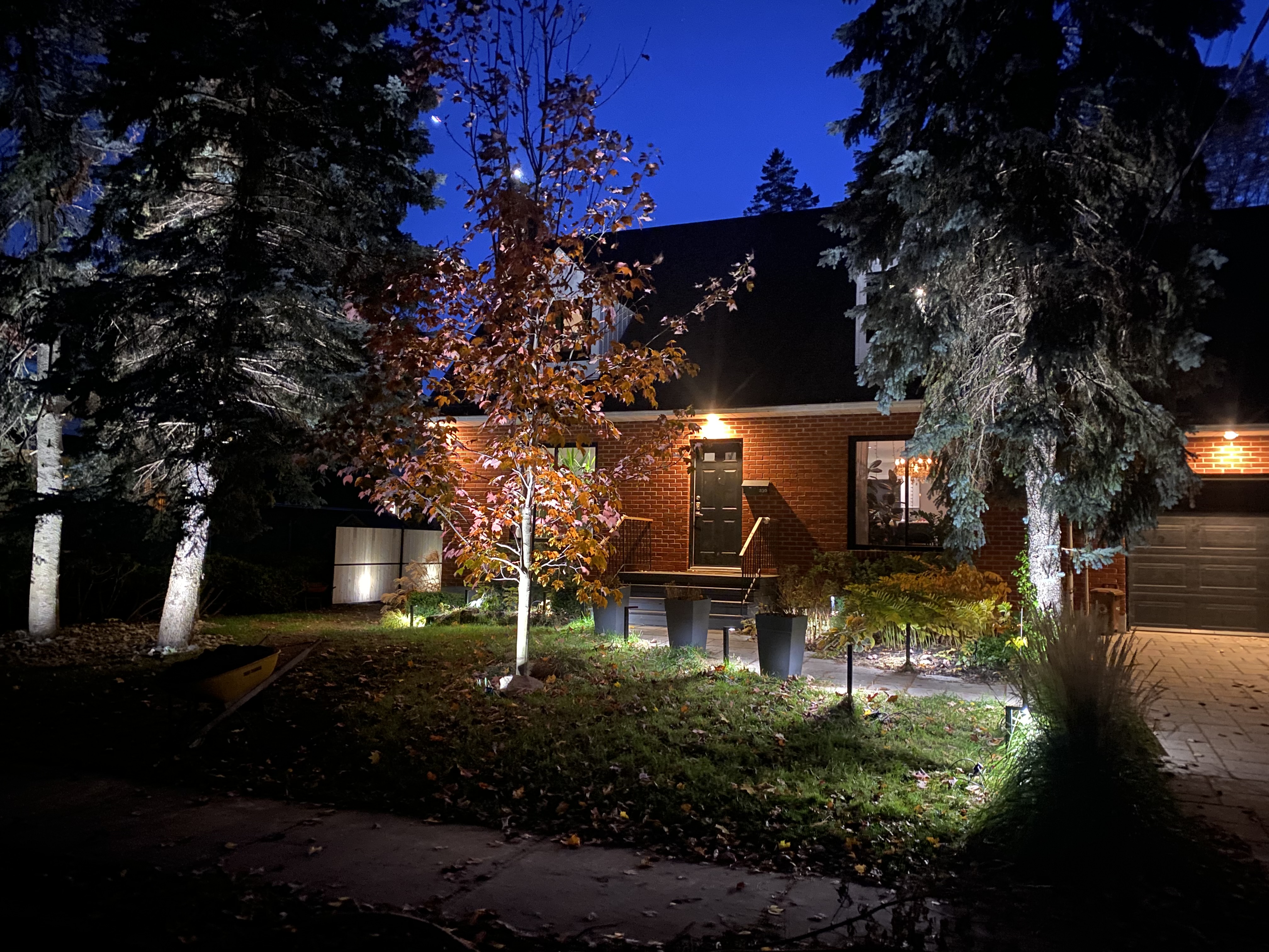 lumières LED d'aménagement paysager