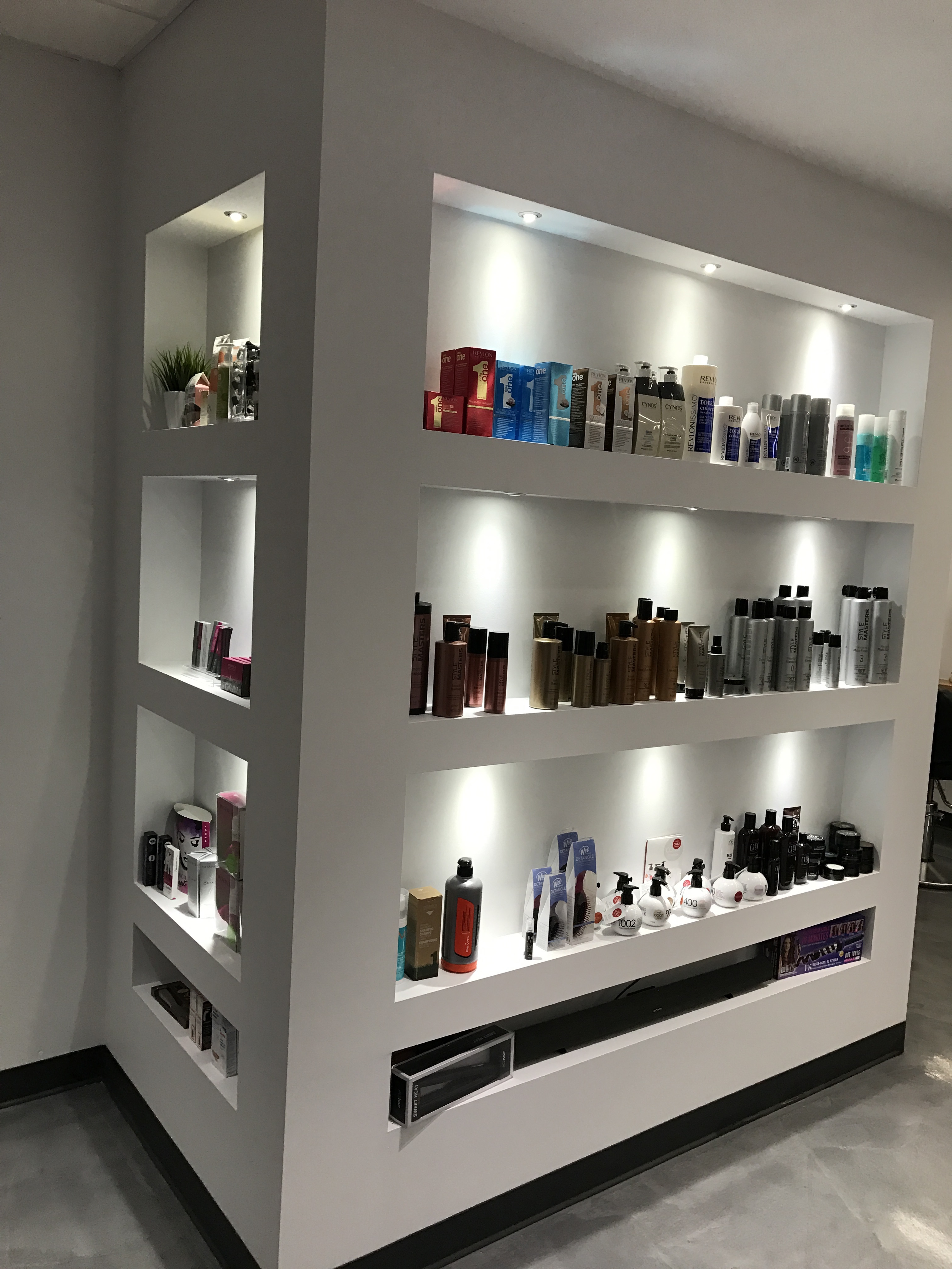 lumières LED de niche murale