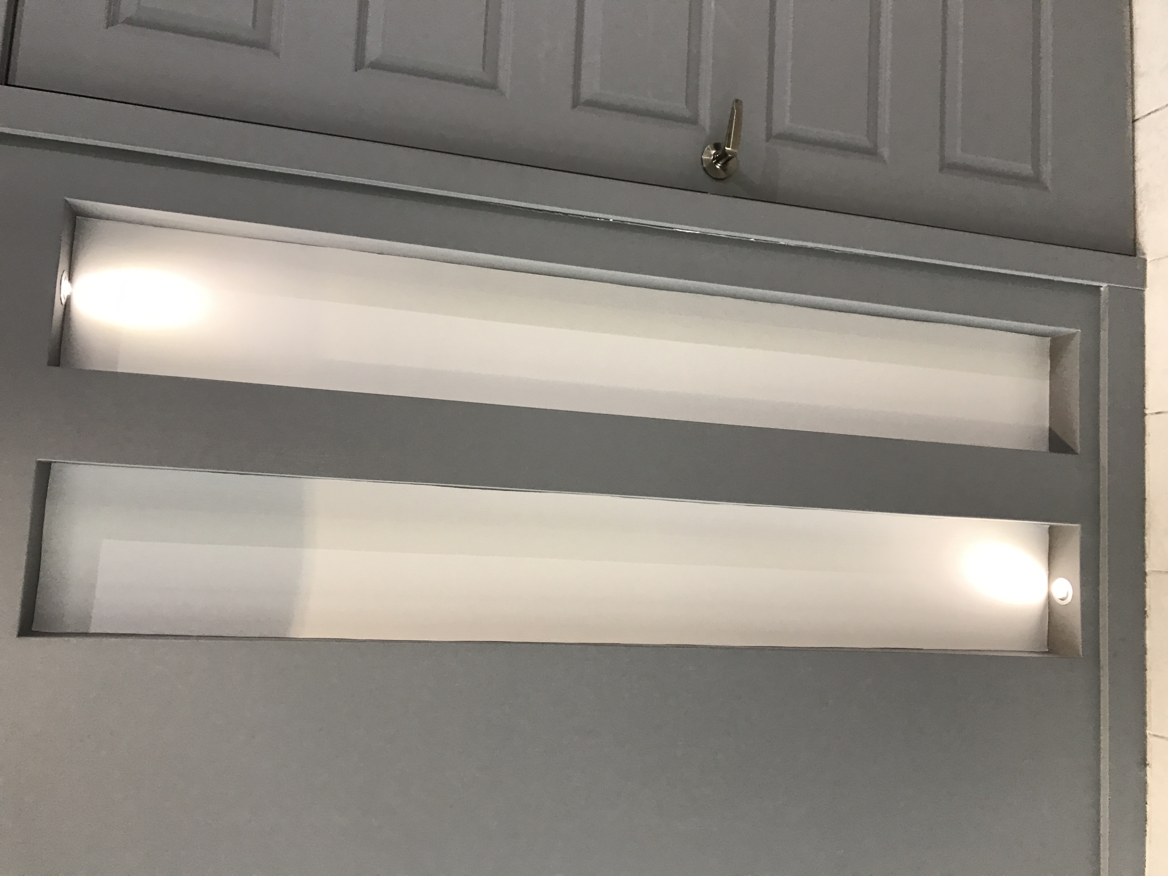 lumières LED de niche murale