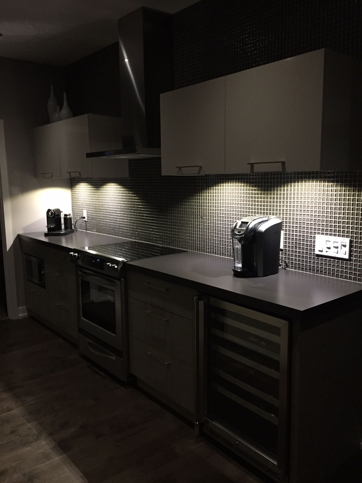 lumières LED de cuisine