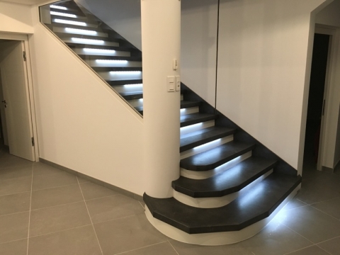 éclairage LED marches