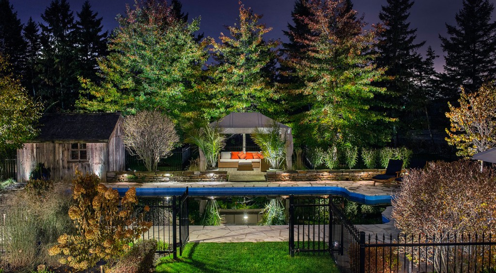 lumières LED de jardin