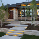 éclairage LED marches