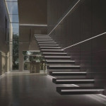 lumières LED d'escaliers intérieurs