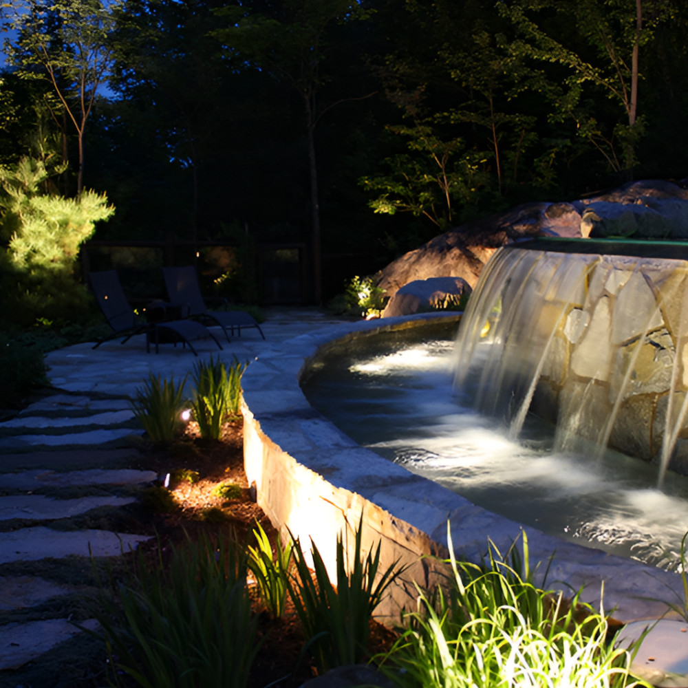 lumières LED de jardin