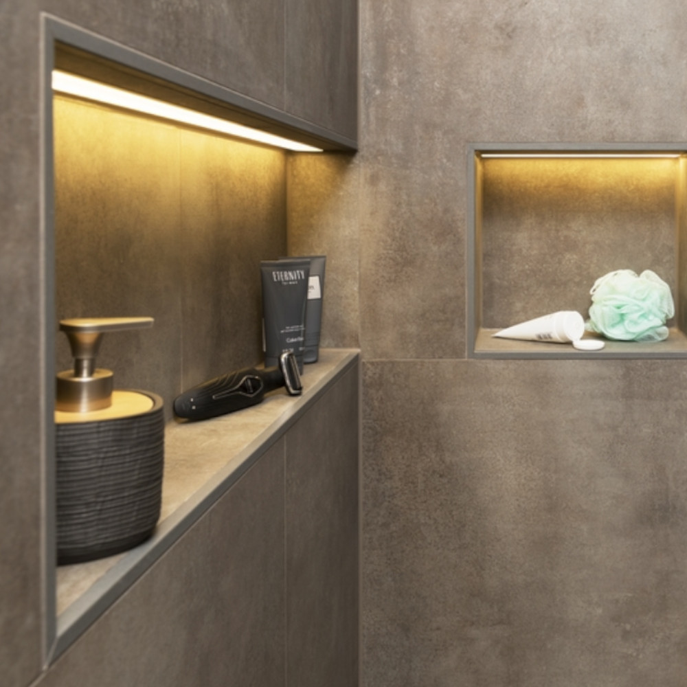 éclairages LED de niche de douche
