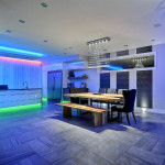 éclairages LED de salle à manger