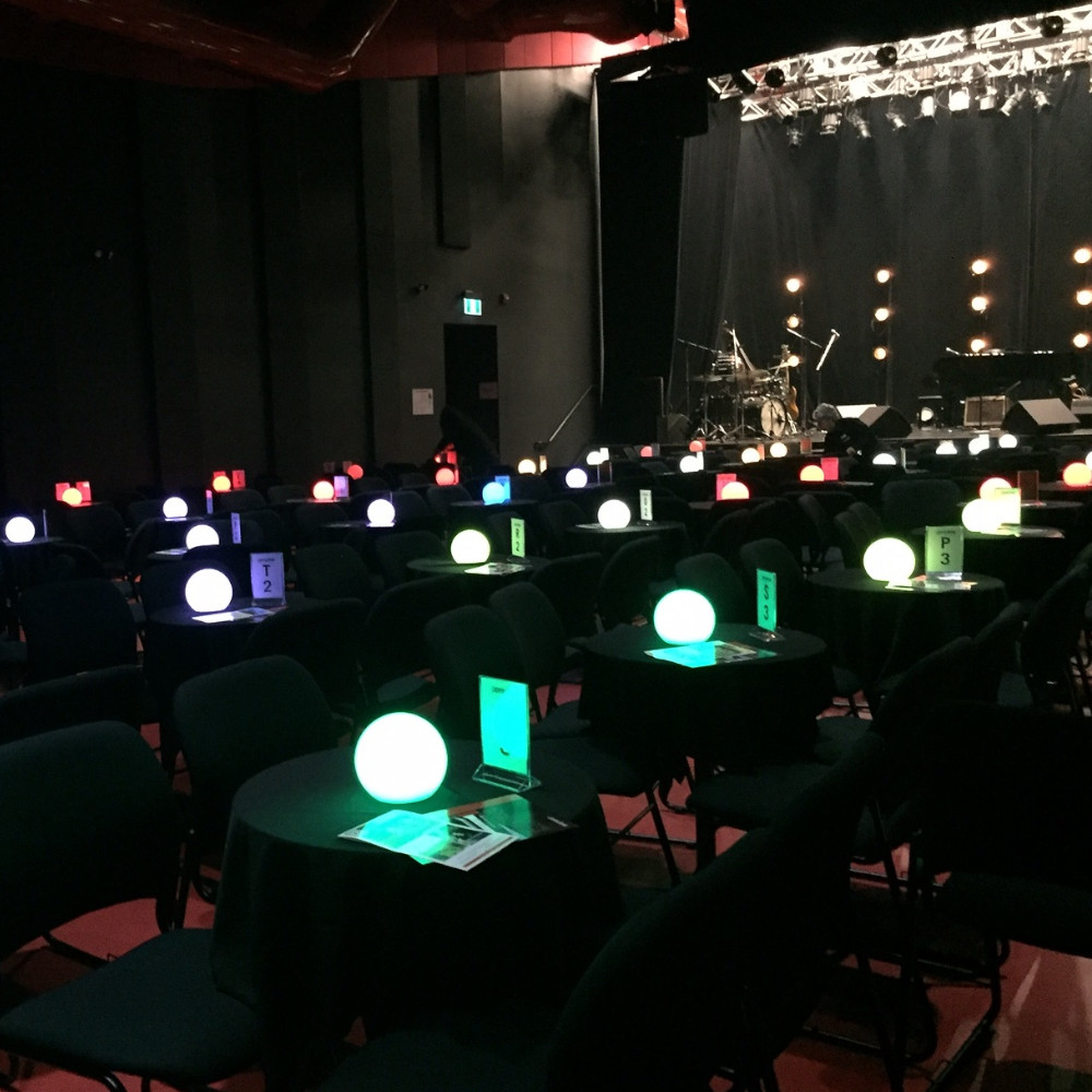 éclairages LED de salle de spectacle