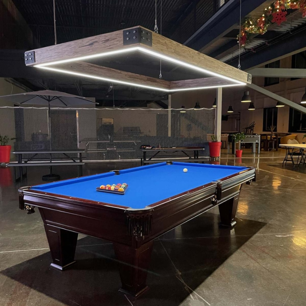 lumières LED de table de billard