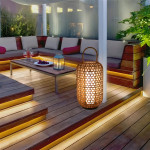 lumières LED de terrasse