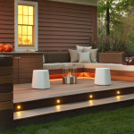 lumières LED de terrasse