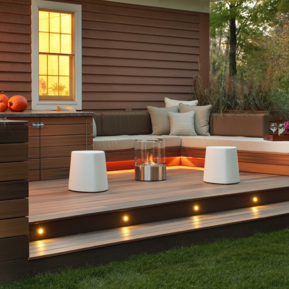 lumières LED de terrasse