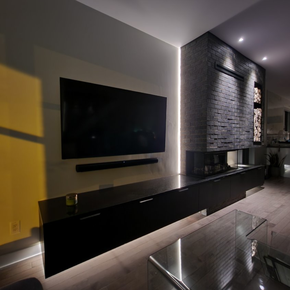 Éclairage LED Salon Résidentiel