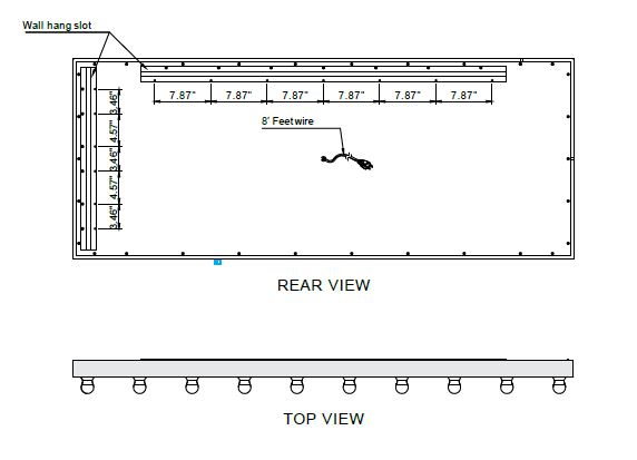 MIROIR LED HOLLYWOOD DRESSING