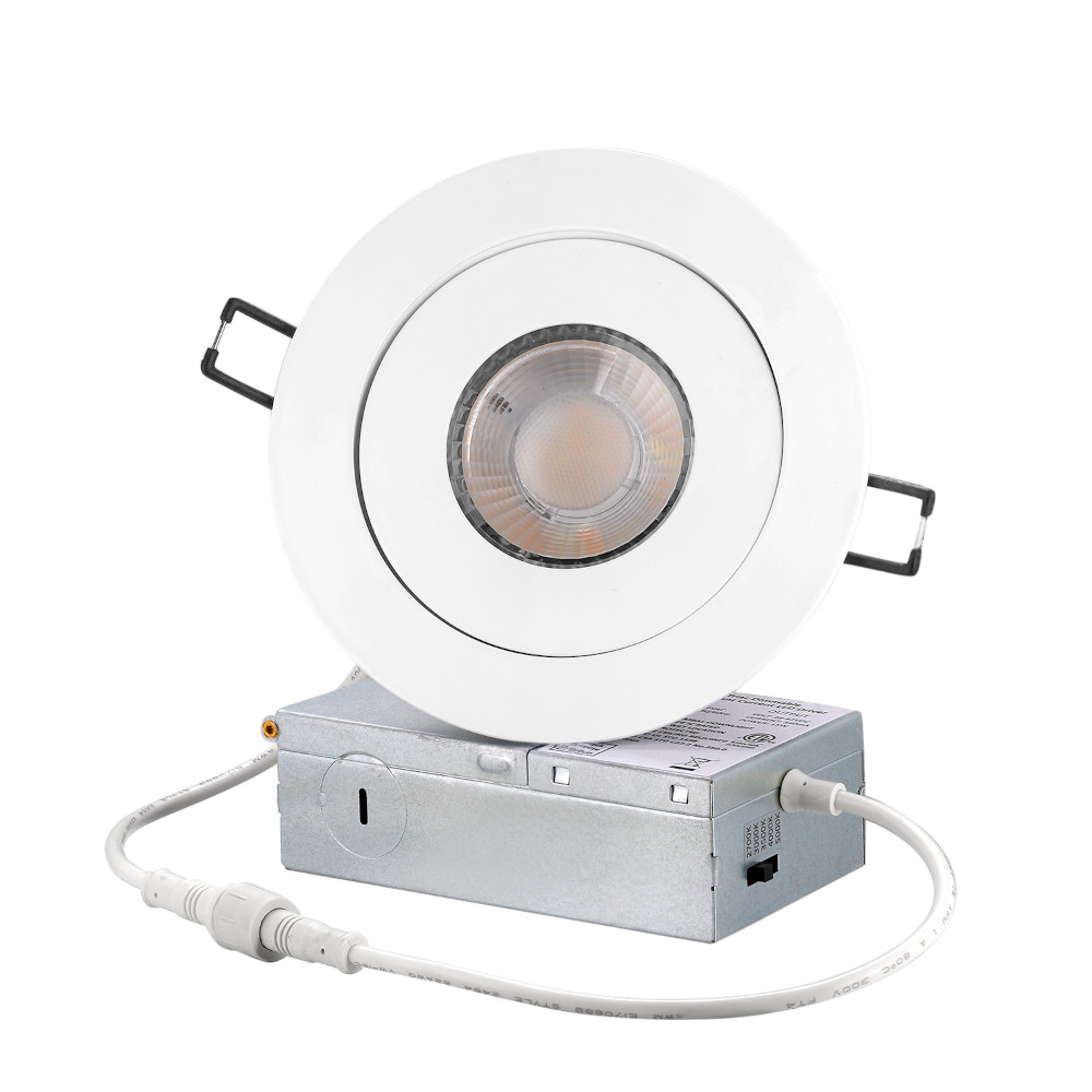 ENCASTRÉ LED INCLINABLE 4'' DLG ROND (RGBW CCT) - 9W