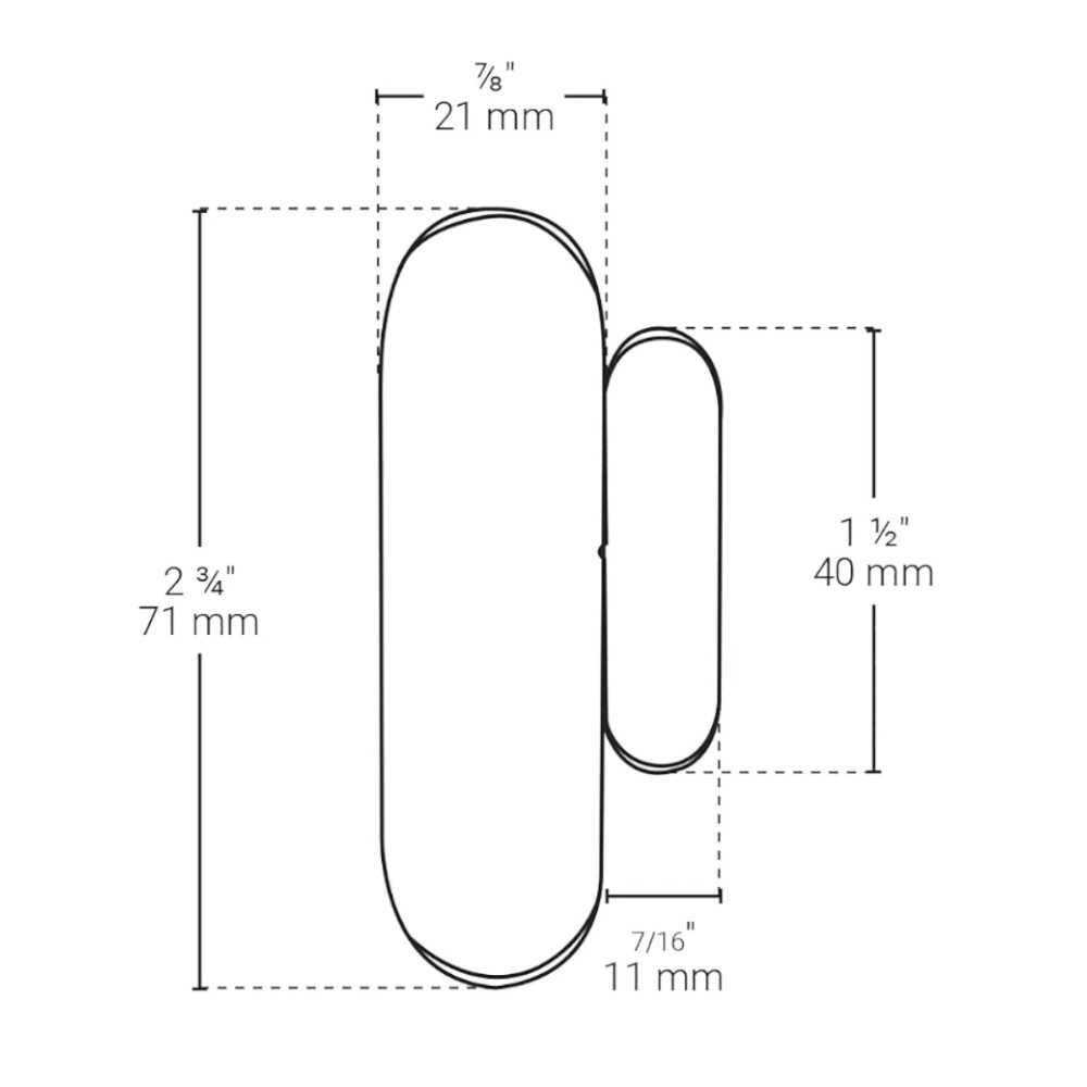 DÉTECTEUR CONTACT DE PORTE WIFI INTELLIGENT