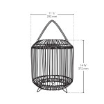 LUMINAIRE LED SOLAIRE TULUM - 15''