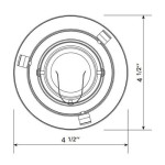FINITION GU10 - ROND/DOUCHE