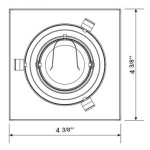 FINITION GU10 - CARRE/DOUCHE