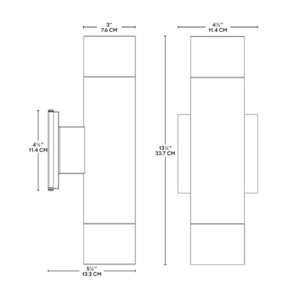 LUMINAIRE MURAL LED EXTÉRIEUR LUVIA