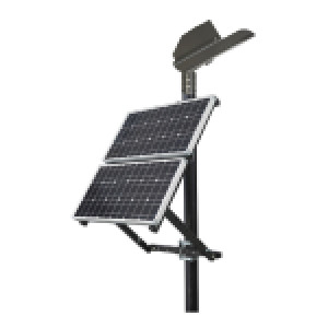 PROJECTEUR LED SOLAIRE HYBRIDE 50W 5000K