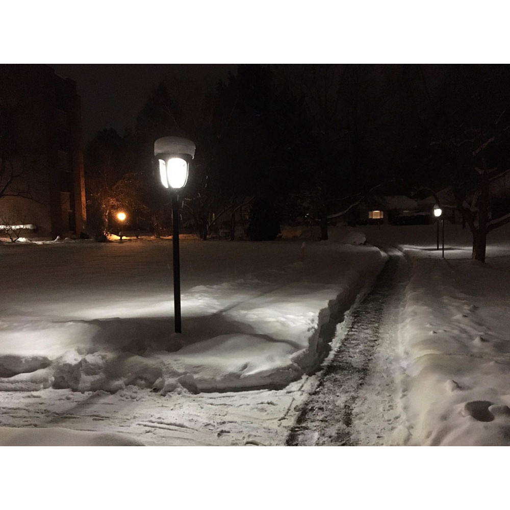 LUMINAIRE DE POTEAU SOLAIRE 20W