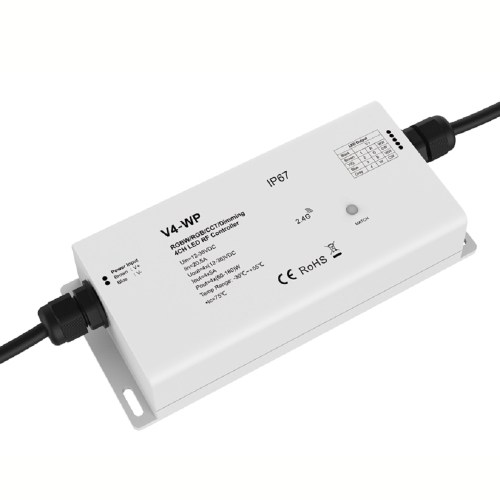 RÉCEPTEUR EXTÉRIEUR 4 ZONES 20A UNIVERSEL LEDCO IP67