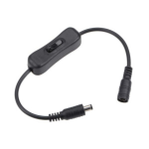 INTERRUPTEUR À BASCULE NOIR - ON/OFF - 12/24V