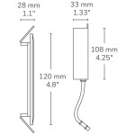 ENCASTRÉ LED PLAT 120V 4'' DLF ROND - 9W