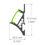 PROFILÉ ALUMINIUM #165
