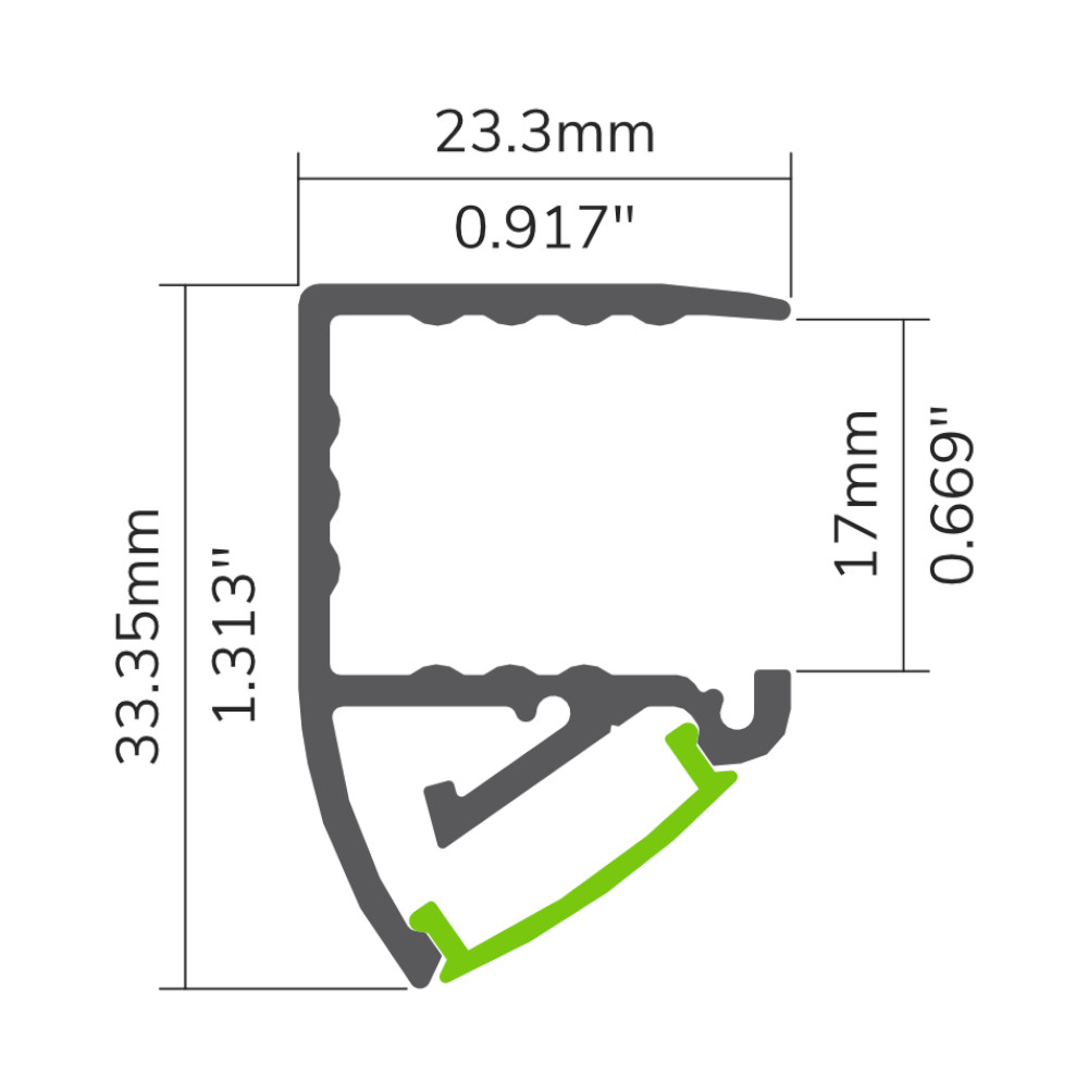 ALUMINUM PROFILE #168