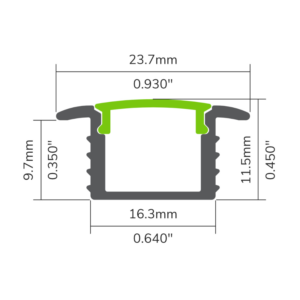 PROFILÉ ALUMINIUM #535