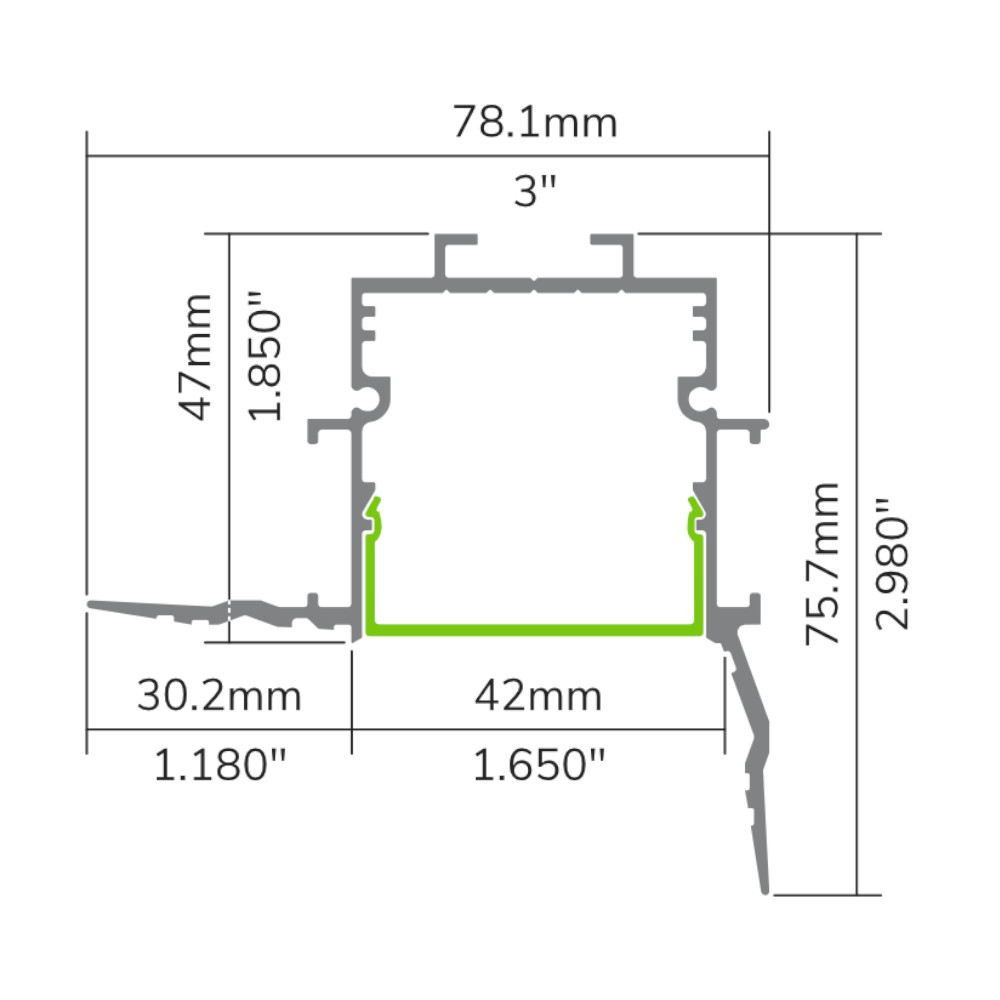 PROFILÉ ALUMINIUM #854