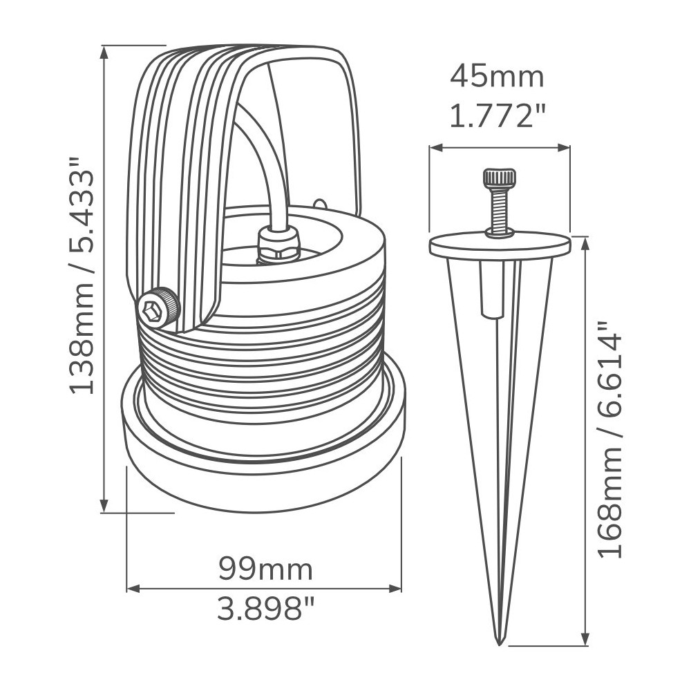 PROJECTEUR D'EXTÉRIEUR LED PICO (12-24V)