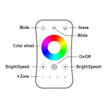 TÉLÉCOMMANDE SEULEMENT R8 4 ZONE - RGB/RGBW LEDCO