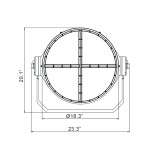 PROJECTEUR LED TERRAIN SPORTIF 5000K 120-347V 700W-800W-900W-1000W