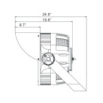 PROJECTEUR LED TERRAIN SPORTIF 5000K 120-347V 700W-800W-900W-1000W