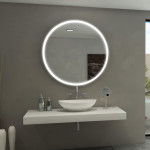 MIROIR LED GALAXY ROND