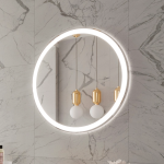 MIROIR LED GALAXY ROND