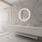 MIROIR LED GALAXY ROND