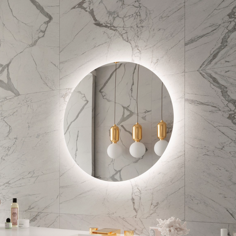 MIROIR LED ROND ORIGINAL RÉTRO-ÉCLAIRÉ