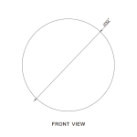 MIROIR LED ROND ORIGINAL RÉTRO-ÉCLAIRÉ