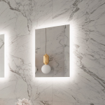 MIROIR LED RECTANGLE GIVRÉ RÉTRO-ÉCLAIRÉ