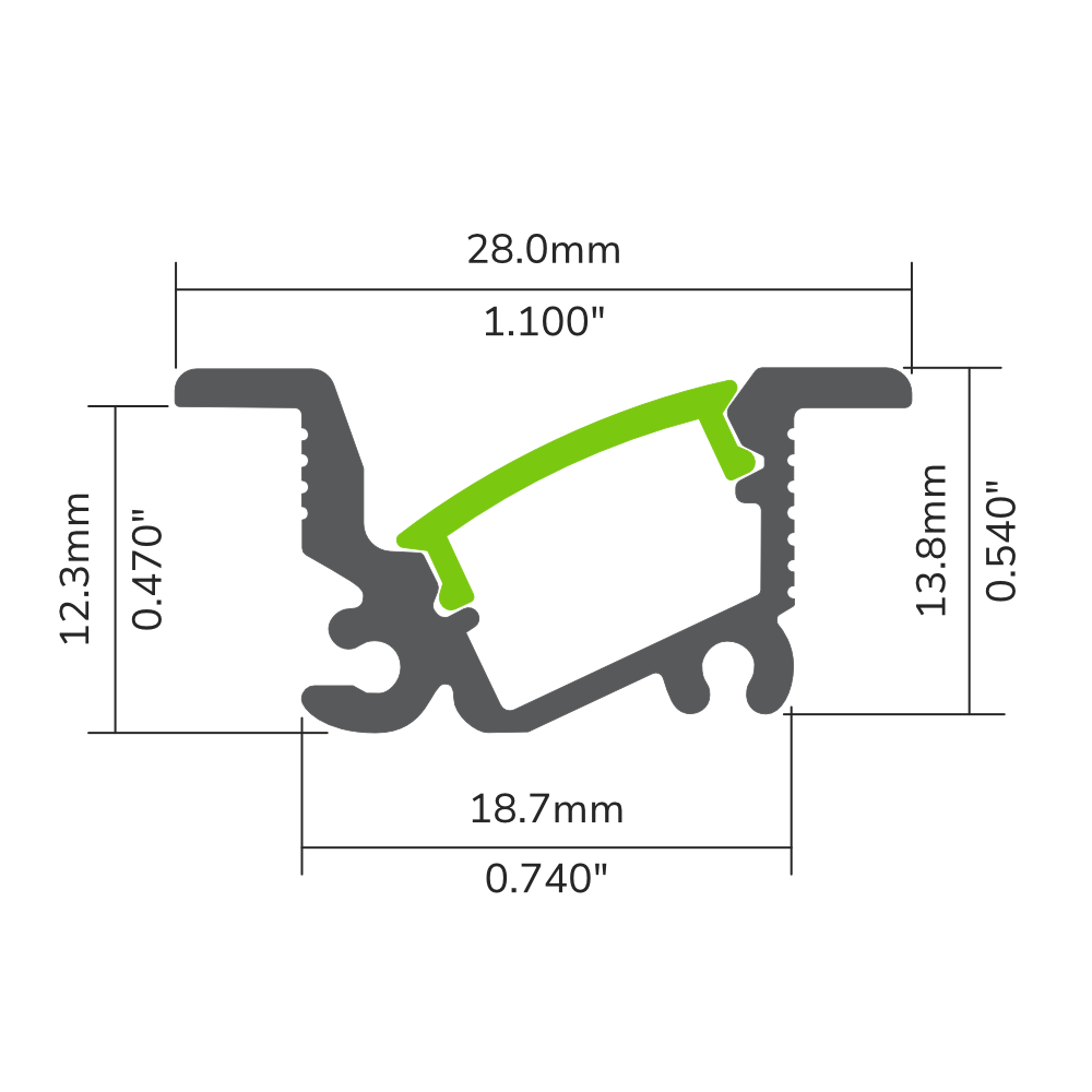 PROFILÉ ALUMINIUM #545