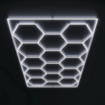 LUMINAIRE PLAFONNIER LED HEXAGONAL - 534W -  6500K (14 HEXS)
